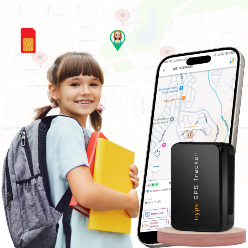 GPS Tracker for Kids small Wireless