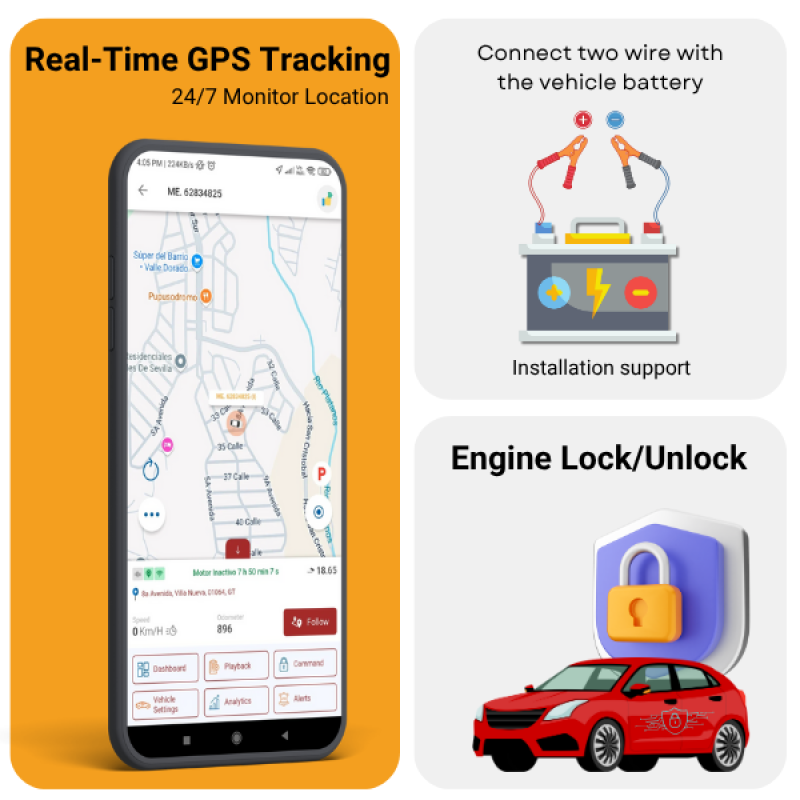 GPS Tracker Wired [V5 Lite] | Suitable for all vehicles
