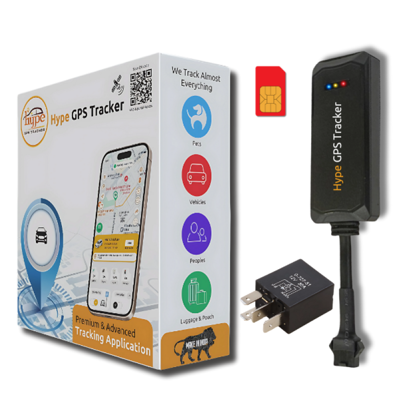 GPS Tracker for Bike and Car Wired V2 Pro | Engine Lock/Unlock